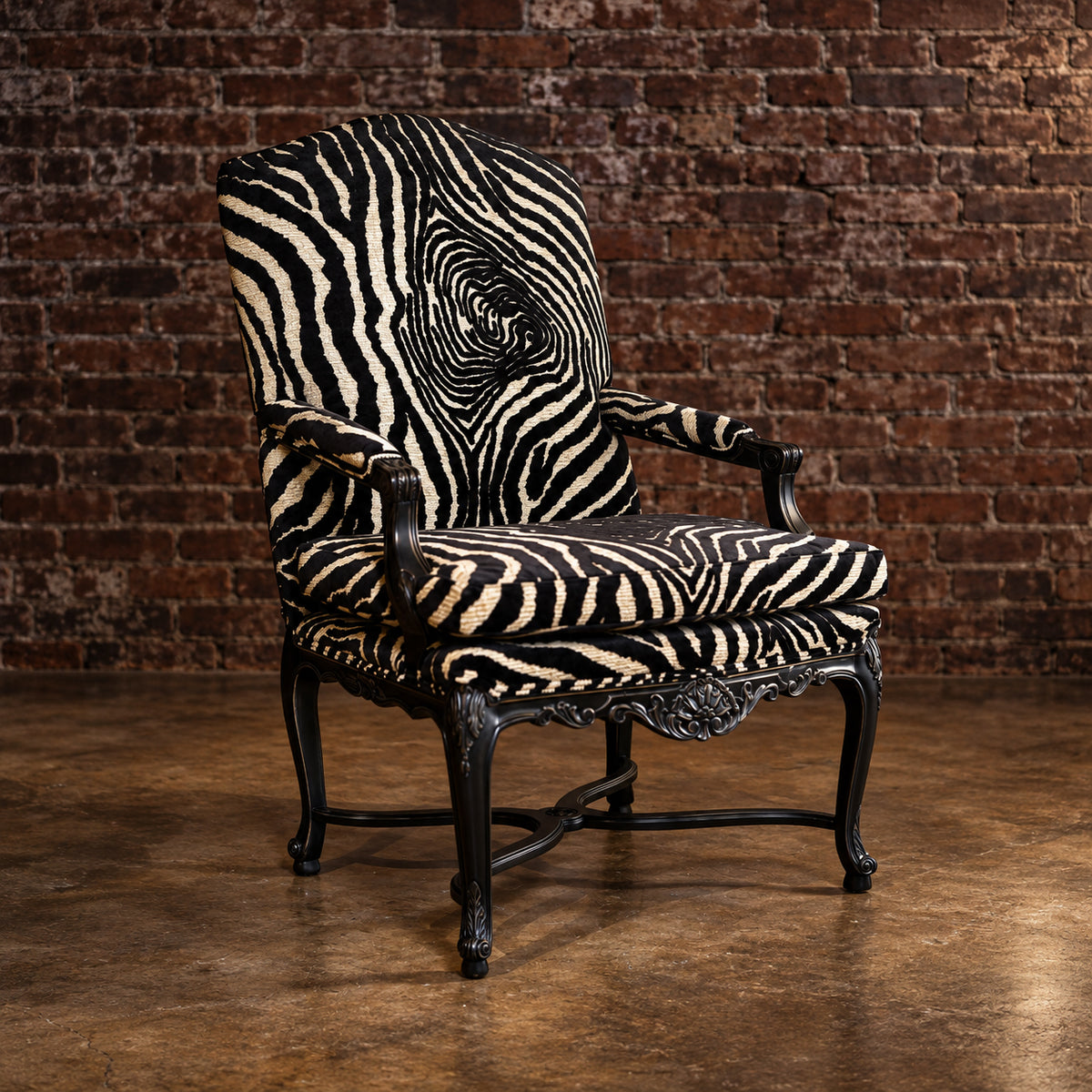 Foxcroft Noir Accent Chair