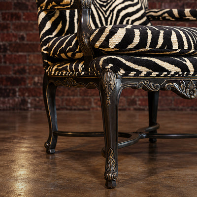 Foxcroft Noir Accent Chair