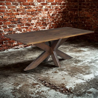 Rustic Harper Rectangle Dining Table