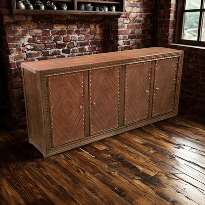 Carson 4 Door Leather Buffet