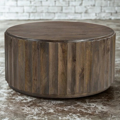 Austen Round Wood Coffee Table