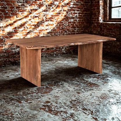 Crestone Dining Table w/ Wood Base