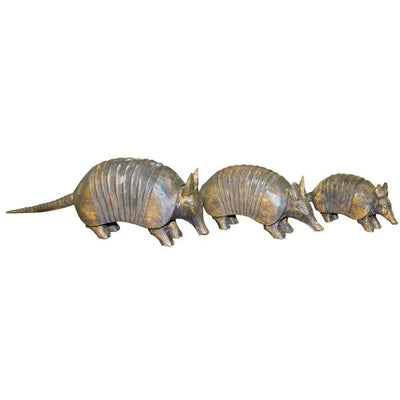Hand-Carved Wooden Armadillo