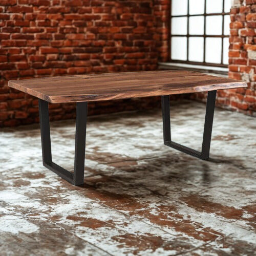 Crestone Iron Base Dining Table