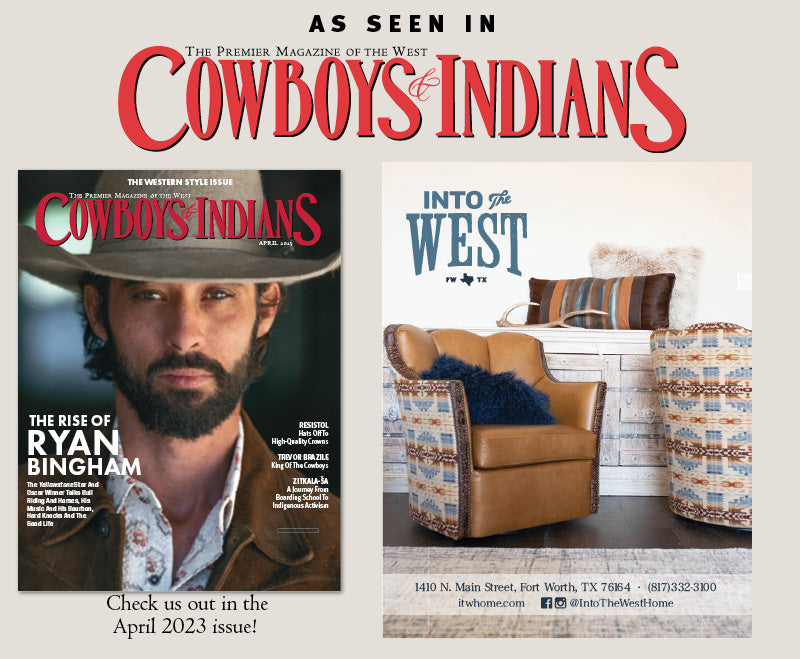 Into the West is a Fort Worth Western store specializing in custom leather furniture, western style furniture and western decor designed to make your home feel welcoming and warm. 