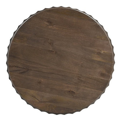 Expertly crafted from solid mango wood, the Austen Round Wood End Table adds a touch of natural elegance to any room. Its round shape and sturdy construction make it a perfect choice for small spaces, while the durable wood ensures long-lasting use. Elevate your décor with this stylish and functional end table.