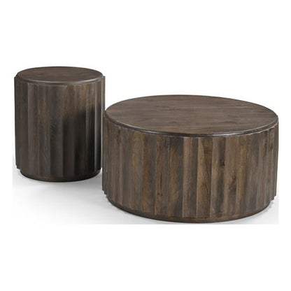 Expertly crafted from solid mango wood, the Austen Round Wood End Table adds a touch of natural elegance to any room. Its round shape and sturdy construction make it a perfect choice for small spaces, while the durable wood ensures long-lasting use. Elevate your décor with this stylish and functional end table.