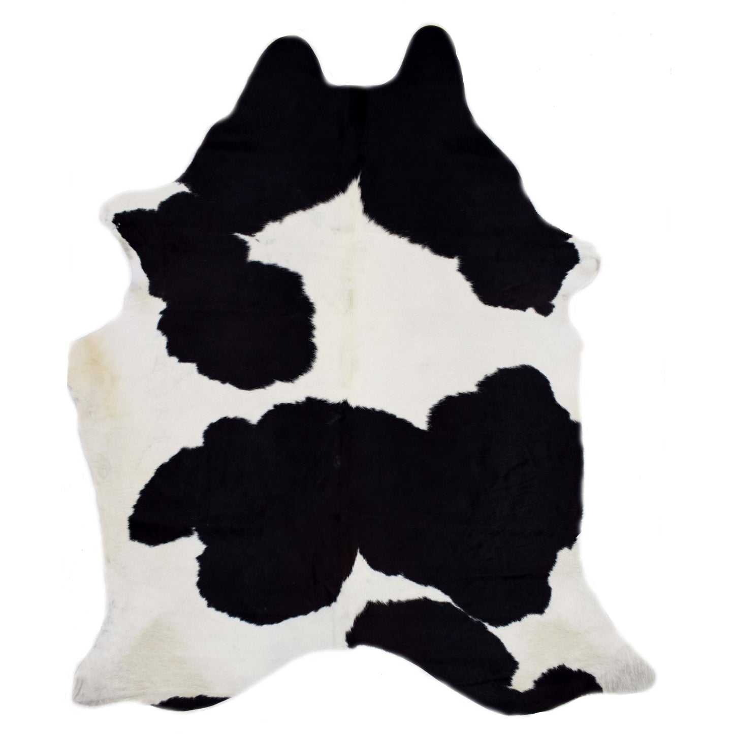 Black and White Cloudy Cowhide