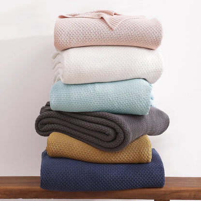 Cotton Knit Blanket