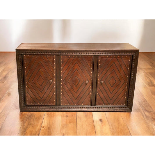 Carson 3 Door Leather Buffet