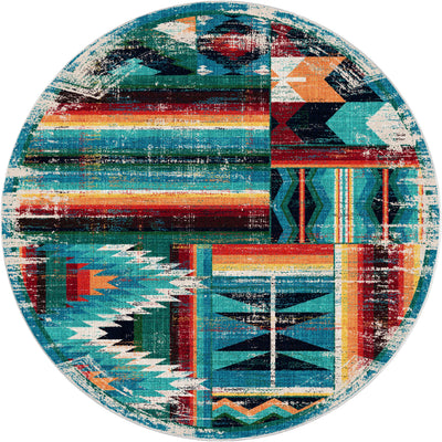 Caverns Turquoise Patchwork