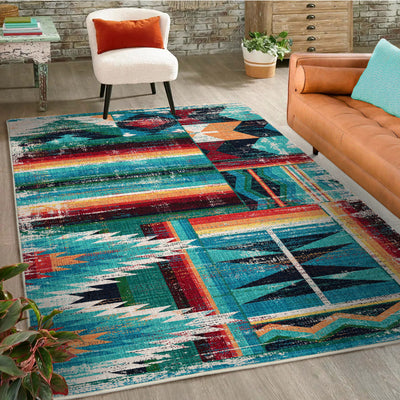 Caverns Turquoise Patchwork