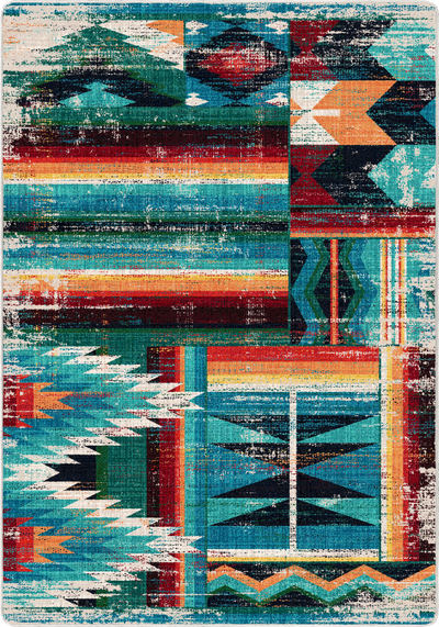 Caverns Turquoise Patchwork