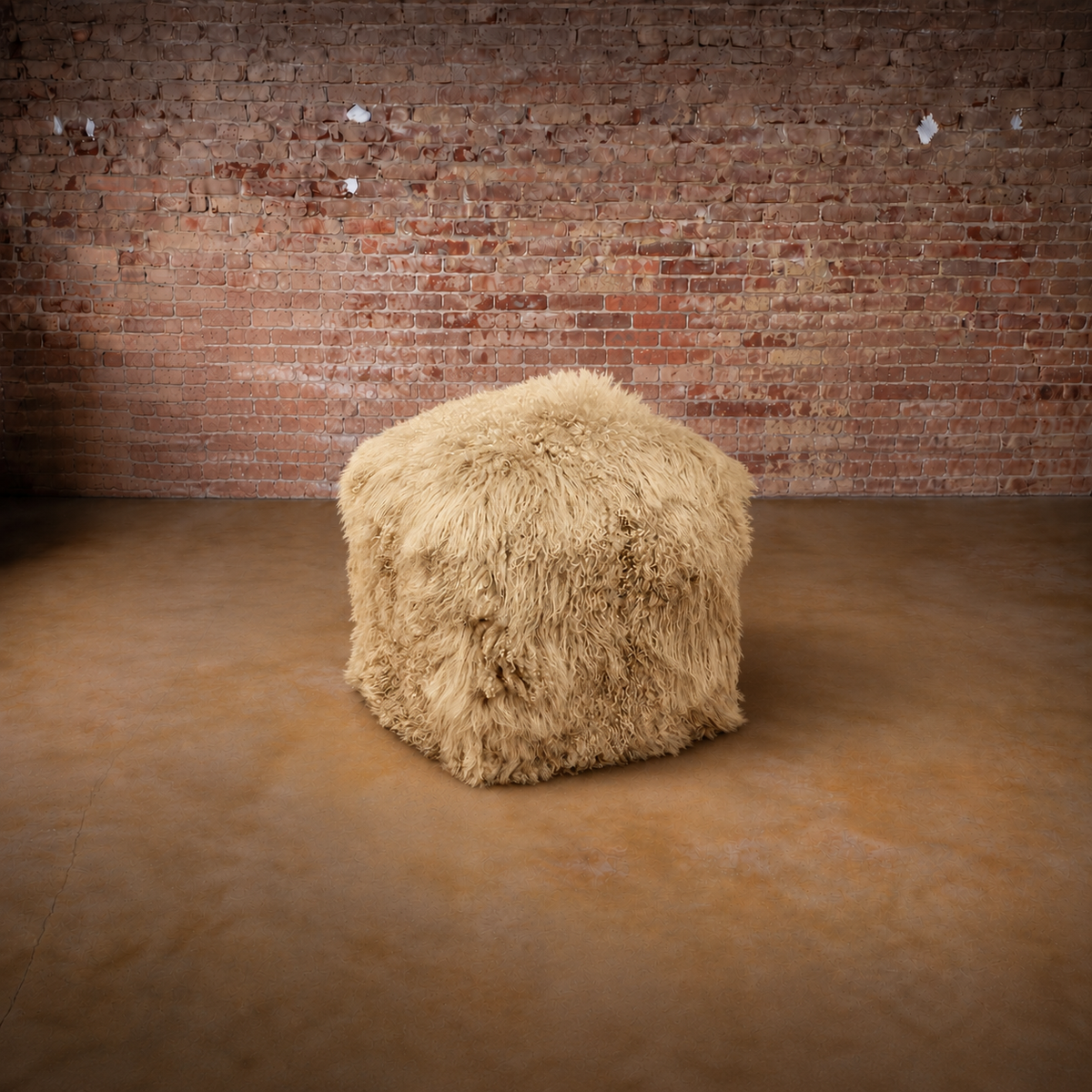 Tibetan Lamb Pouf
