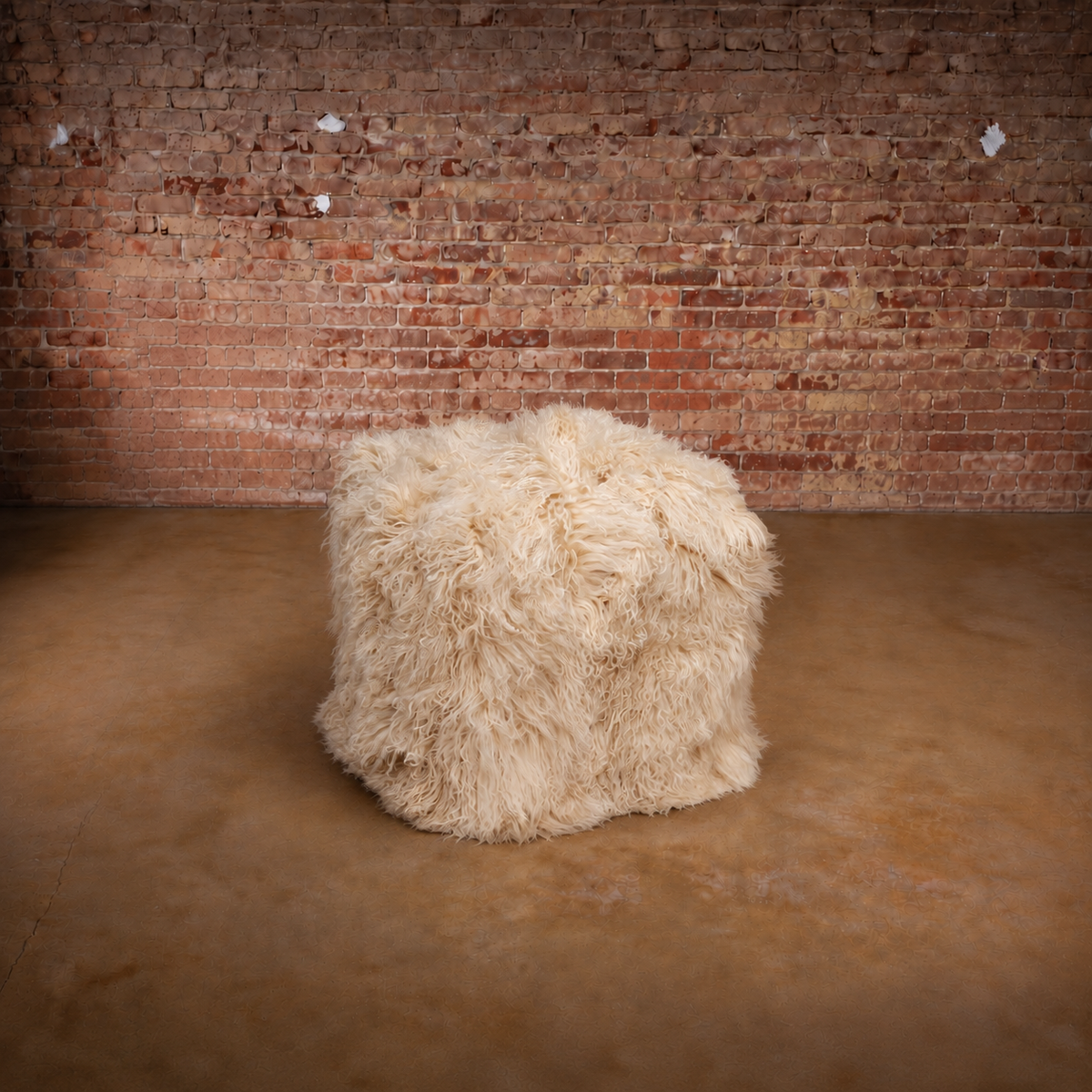 Tibetan Lamb Pouf