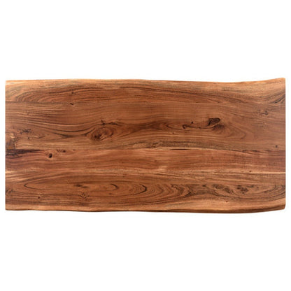 The Crestone Live Edge Coffee Table is crafted from durable acacia wood, giving it an organic, natural look. With its distinctive live edge, it will be an attractive and unique centerpiece in any living space. Enjoy strong and robust construction that is built to last.