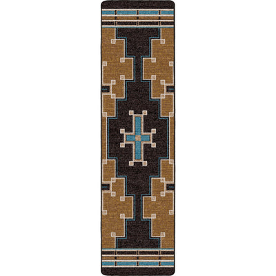 Crusade - Brown & Turquoise