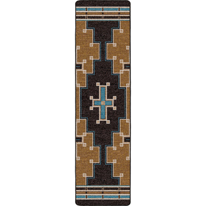 The Crusade - Brown & Turquoise