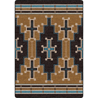 Crusade - Brown & Turquoise