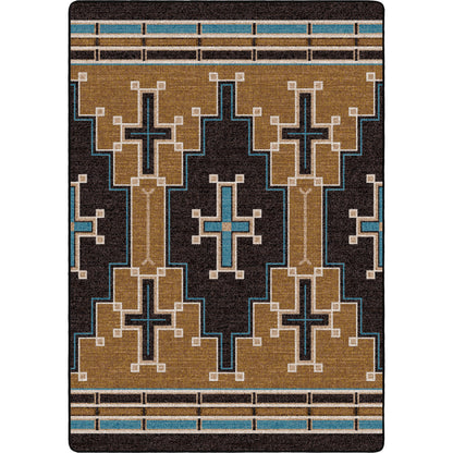 The Crusade - Brown & Turquoise