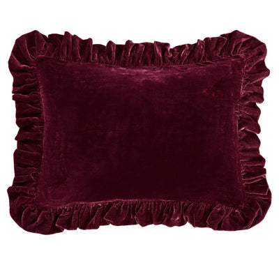 Stella Faux Silk Velvet Oblong Pillow