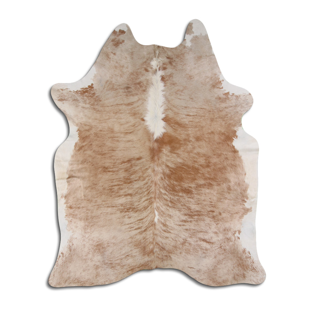 Cowhide rugs are a natural and elegant addition to any room.   Cowhides are all unique! You will receive a hide with very similar colors and patterns as pictured. Few hides might contain some natural flaws due to conditions inherent to natural animal products such as branding and barbwire markings.