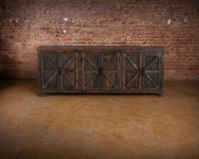 Fortville Reclaimed Wood 6 Door Sideboard