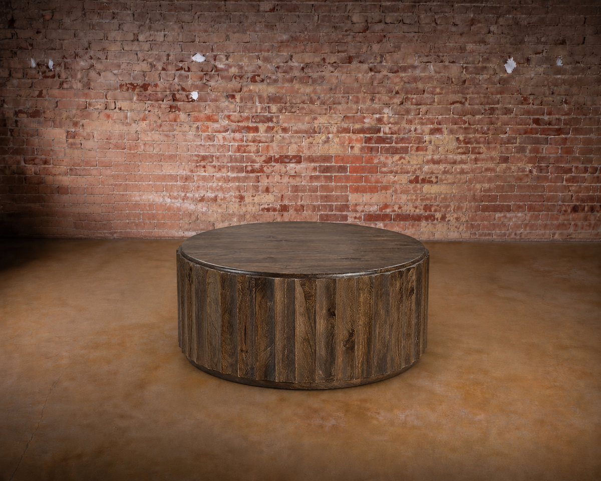 Austen Round Wood Coffee Table