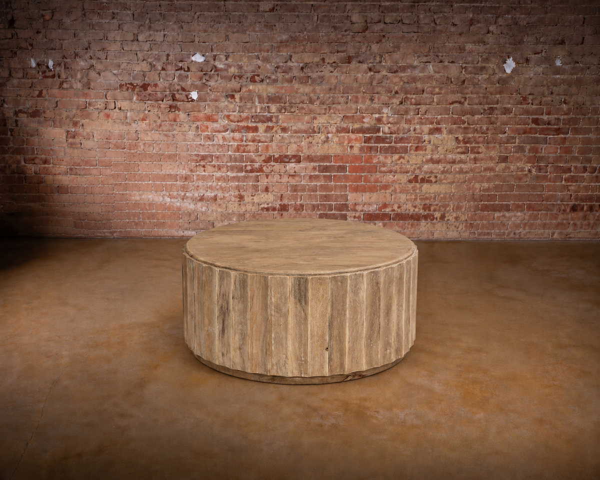 Austen Round Wood Coffee Table