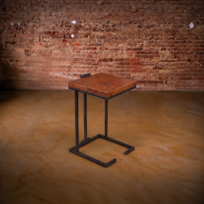Escalade Copper Side Table