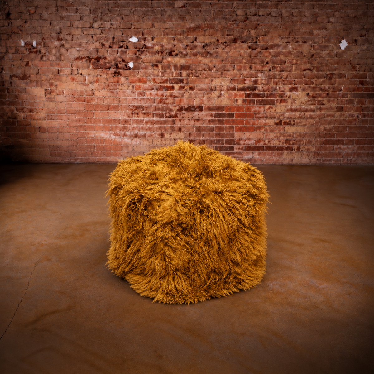 Tibetan Lamb Pouf