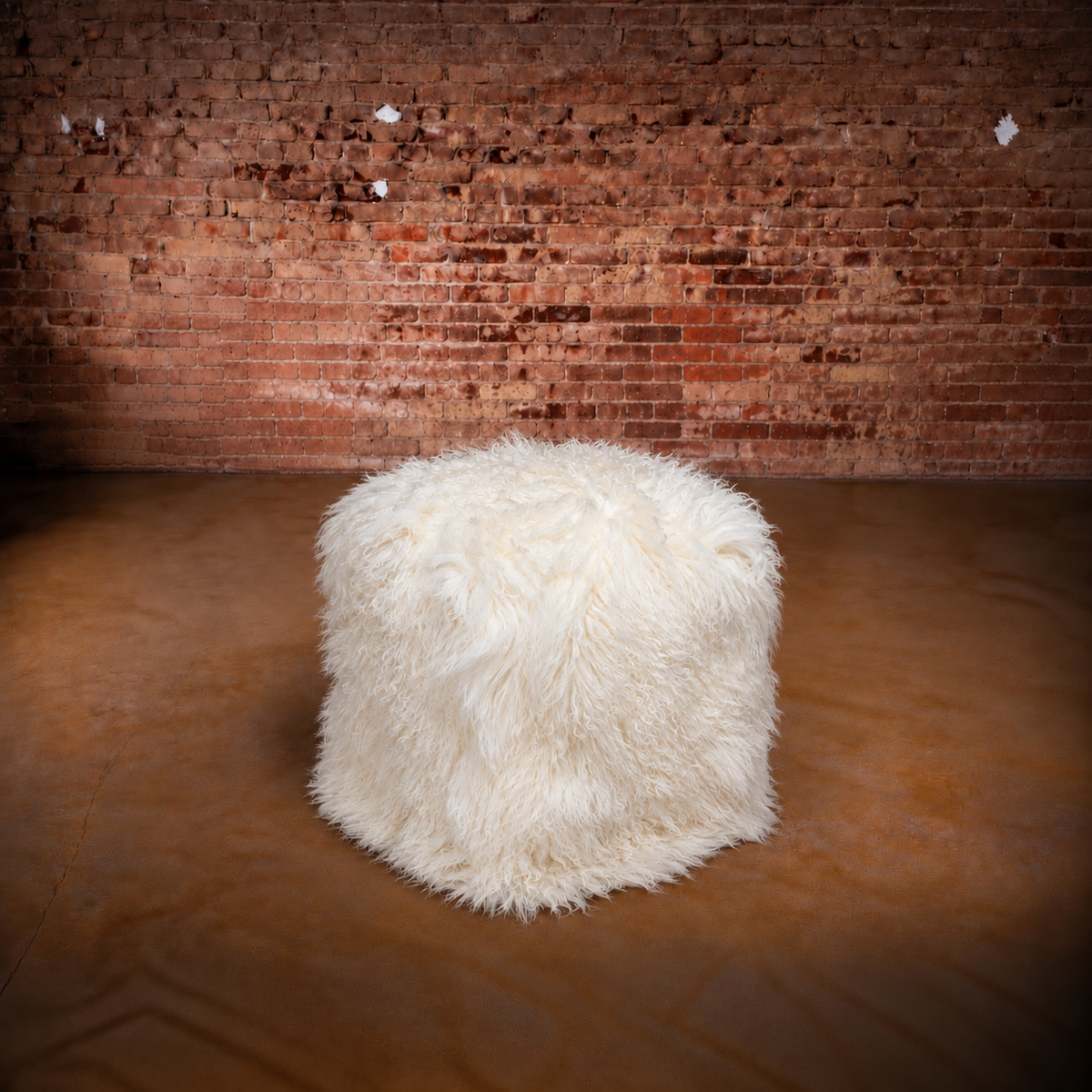 Tibetan Lamb Pouf