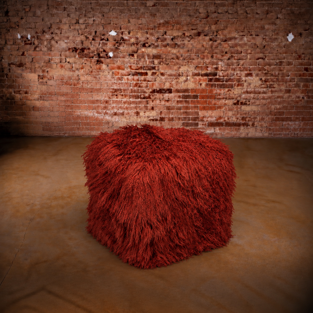 Tibetan Lamb Pouf