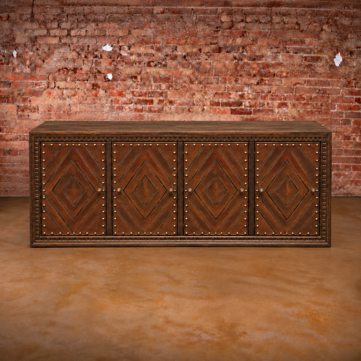 Carson 4 Door Leather Buffet
