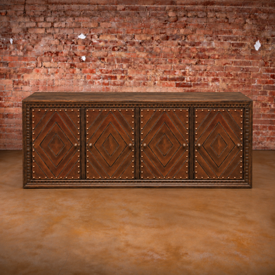 Carson 4 Door Leather Buffet