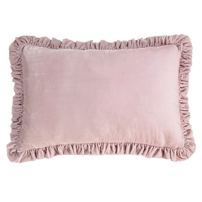 Stella Faux Silk Velvet Oblong Pillow
