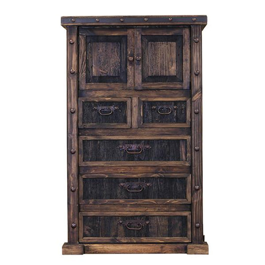 The Laguna Chest is made from reclaimed wood, featuring metal banding accent for a rustic look. It is a fashionable and functional storage solution, perfect for any room in the home. Durable and reliable, it is sure to stand the test of time.