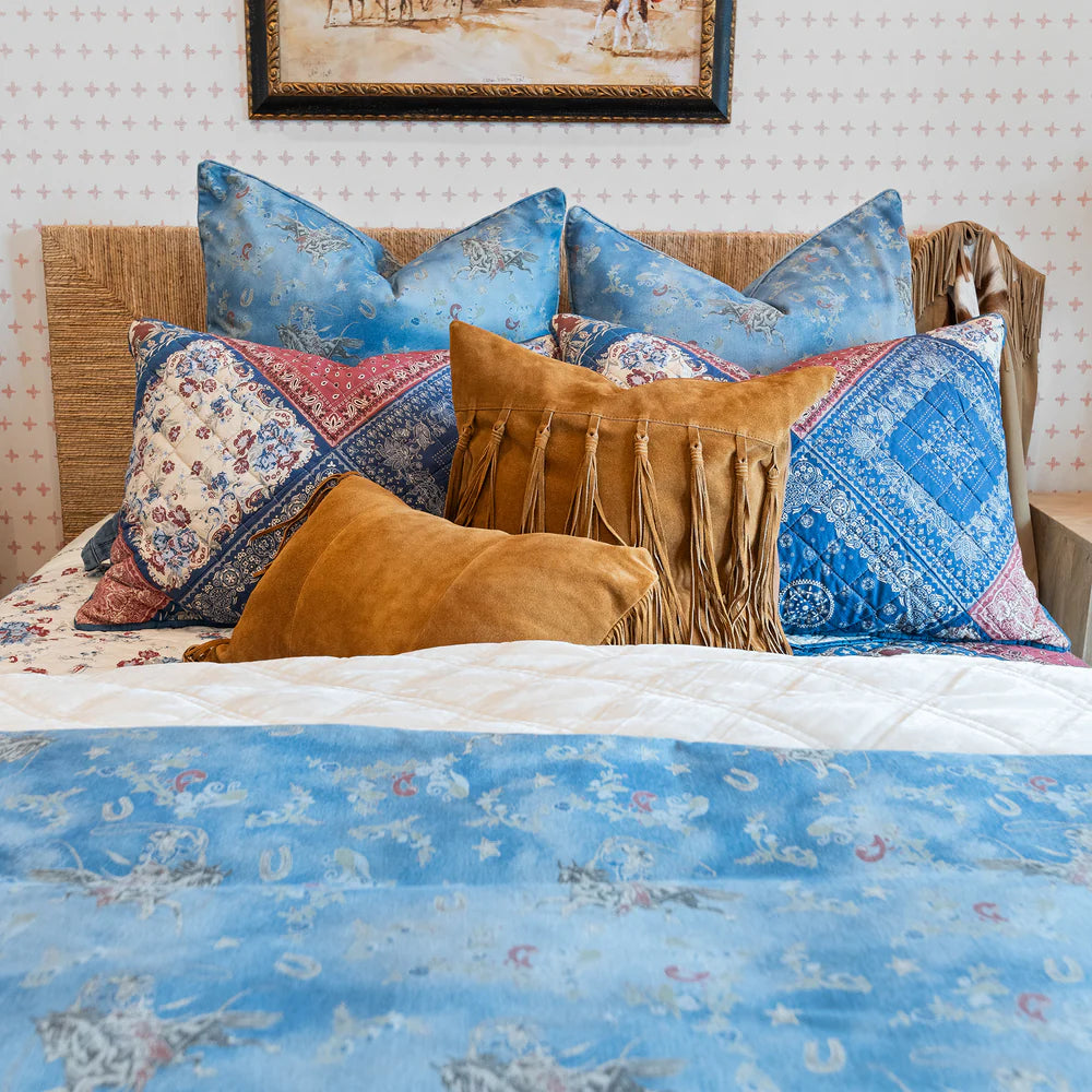 Lee Western Washed Denim Bedding Set