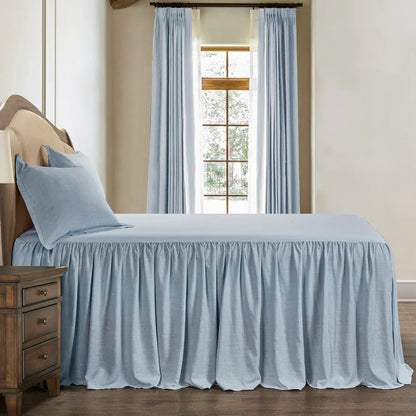 Luna Linen Bedspread Set