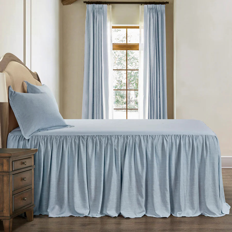 Luna Linen Bedspread Set