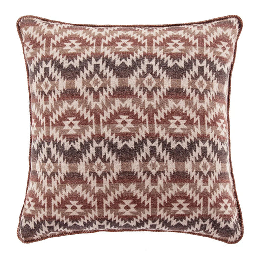 Curate a stylishly rustic look with our Mesa Wool Blend Euro Sham. This southwestern-inspired piece is crafted in yarn-dyed cool earth tones, blending wool and other materials for a cozy, durable texture. Geometric motifs adorn the piece for a traditional, homey feel that will bring a touch of warmth to any space.