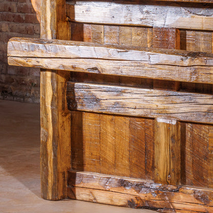 This Old Fashion Bed Frame will make your bedroom feel like a cozy retreat in the heart of the West. Its classic yet distinctive design will bring a sense of history and warmth to your home. Transform your space with the Into the West Old Fashion Bed Frame today!

