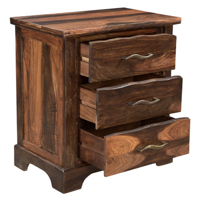 Riviera 3 Drawer Nightstand