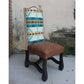 The Rancho Arroyo Aqua Dining Chair is the perfect addition to any dining space. Constructed with a timeless blend of authentic Pendleton fabric, top grain leather, and cowhide, this sophisticated chair will pair beautifully with any dining table. Its classic aesthetic and durable materials make it an enduring piece of furniture.
