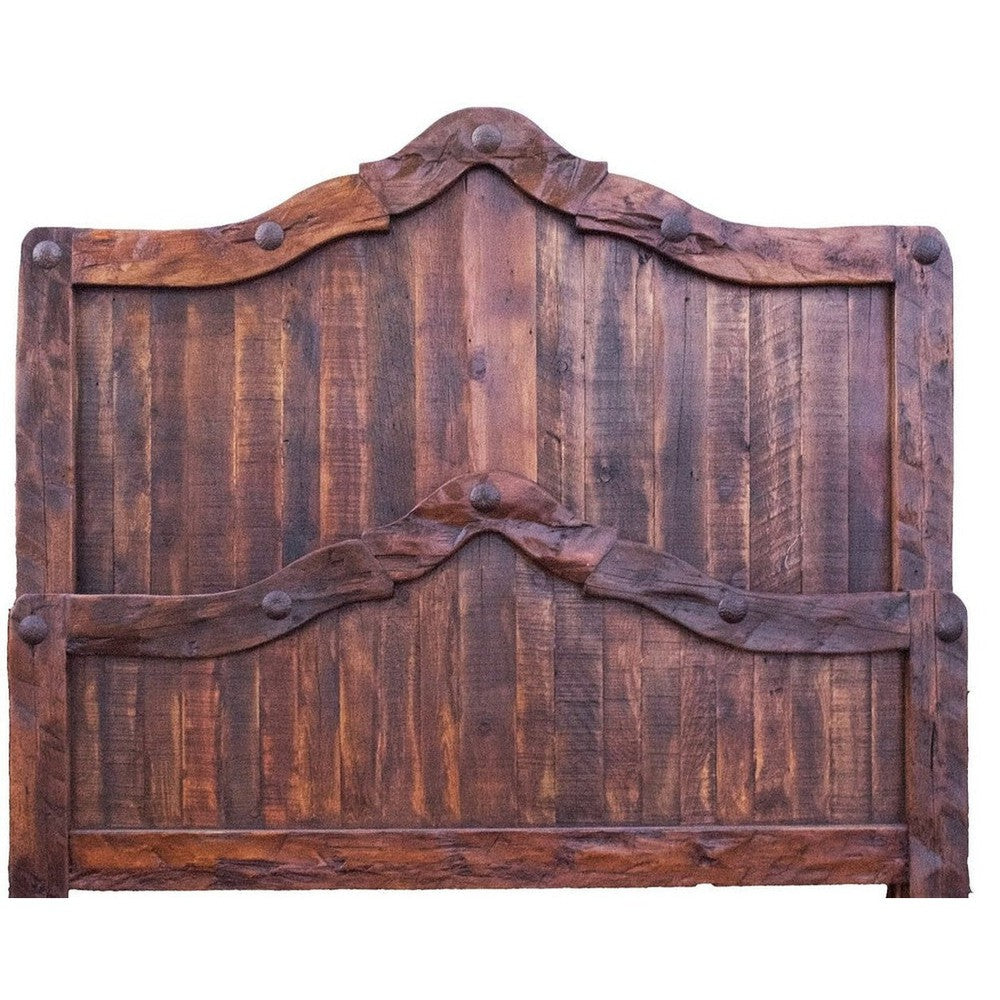 western wood bed frame