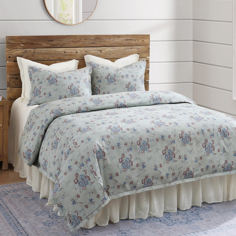 Rosabel Washed Denim Bedding Set