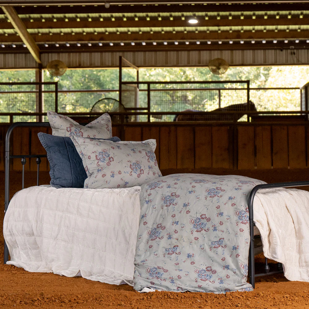 Rosabel Washed Denim Bedding Set