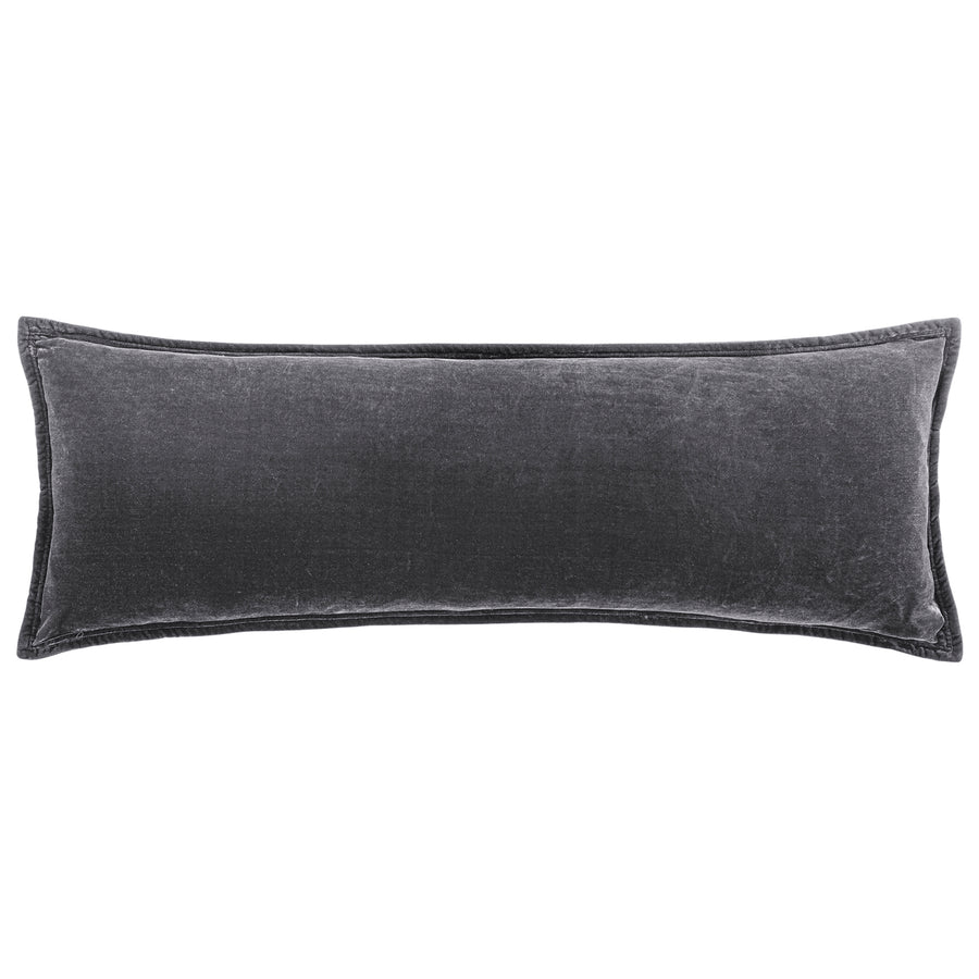 Stella Faux Silk Velvet Long Lumbar Pillow