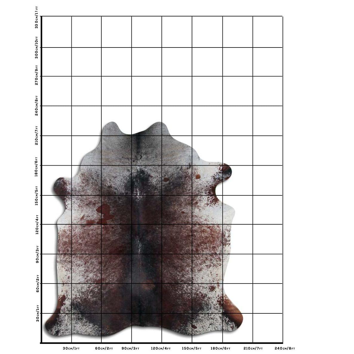 Decorative cowhide rug – perfect for walls, floors, or furniture throws