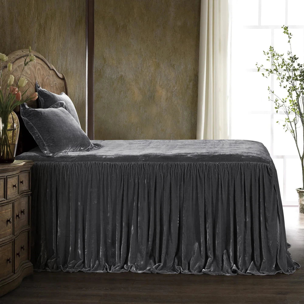 Velvet Bedspread Set